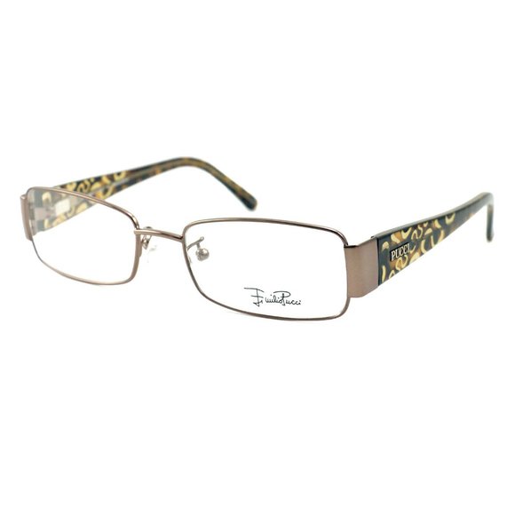 Emilio Pucci Accessories - Emilio Pucci Rectangle Women Chesnut Metal Frame